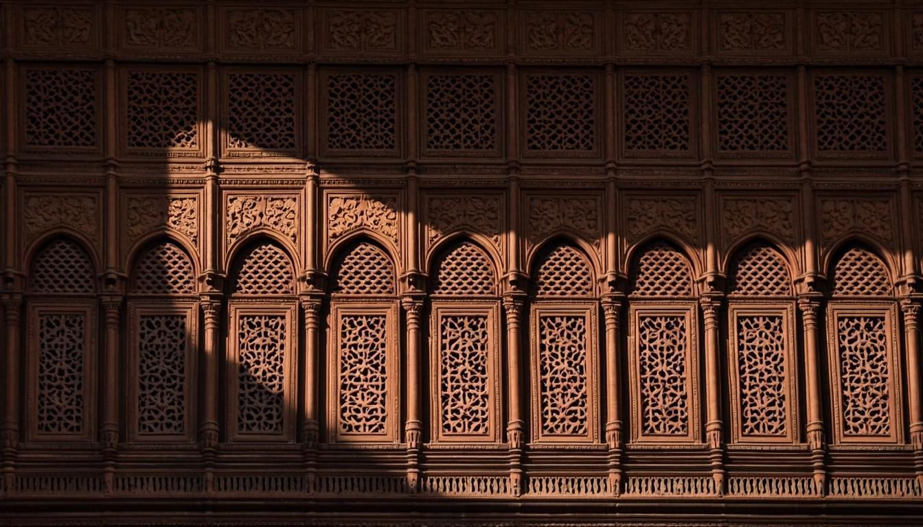 شباك عربي مزخرف